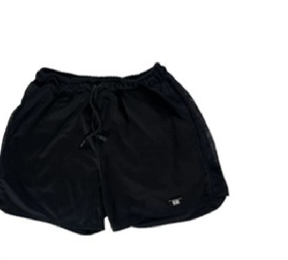 Blackout Mesh Shorts in Black
