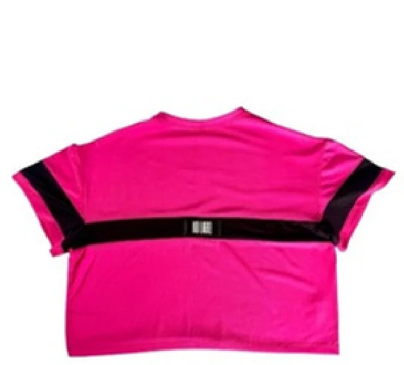 Blaze Crop Top in Neon Pink