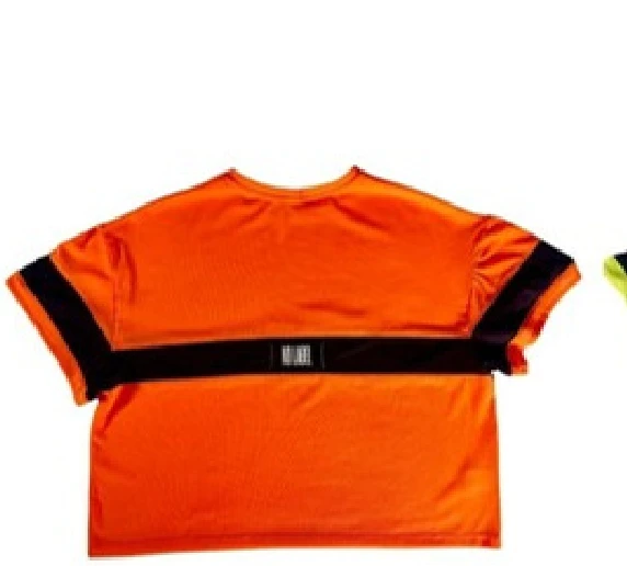 Inferno Crop Top in Neon Orange